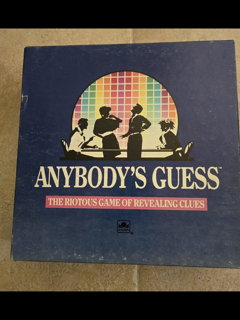 Anybody's Guess Board Game by - Blue Edition